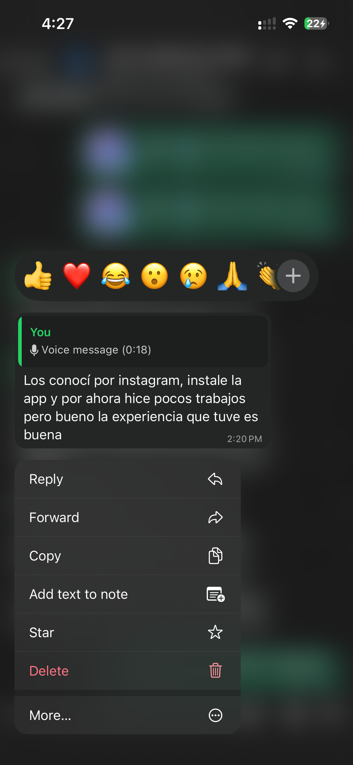 «Los conocí por Instagram, instalé la app… la experiencia que tuve es buena» — otro mensaje real.